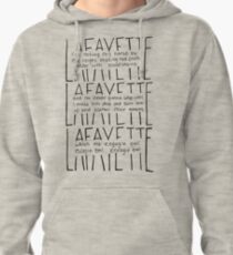 LAFAYETTE - Guns & Ships Lyrics Pullover Hoodie