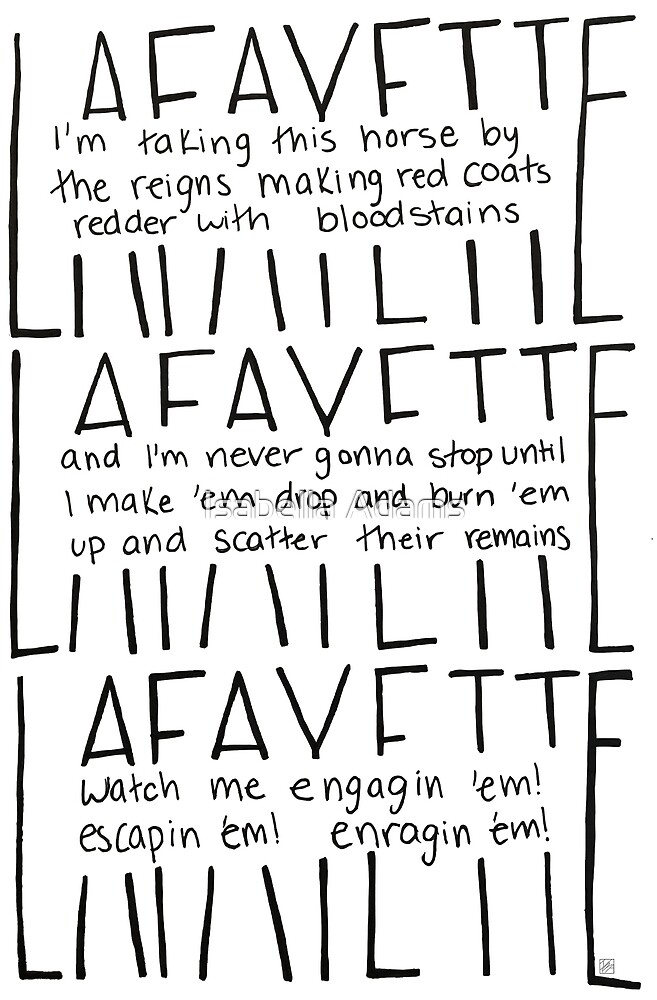 LAFAYETTE Guns Ships Lyrics By Isabella Adams Redbubble lafayette-guns-ships-lyrics-by-isabella-adams-redbubble