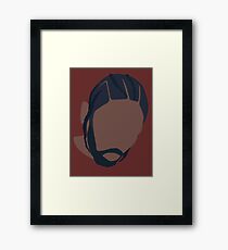 Kendrick Lamar DAMN. Vector Album Art Framed Print