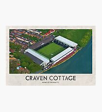 Vintage Football Grounds - Craven Cottage (Fulham FC) Photographic Print