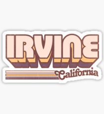 Irvine, CA | City Stripes Sticker
