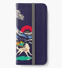 Vinilo o funda para iPhone La gran ola frente a la isla Oni