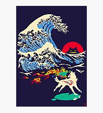 The Great Wave off Oni Island Photographic Print