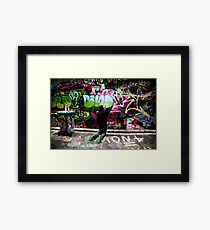 Color Coordinated-Graffiti Melbourne Framed Print