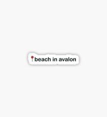 BEACH IN AVALON AVALON NEW JERSEY JERSEY SHORE INSTAGRAM Sticker