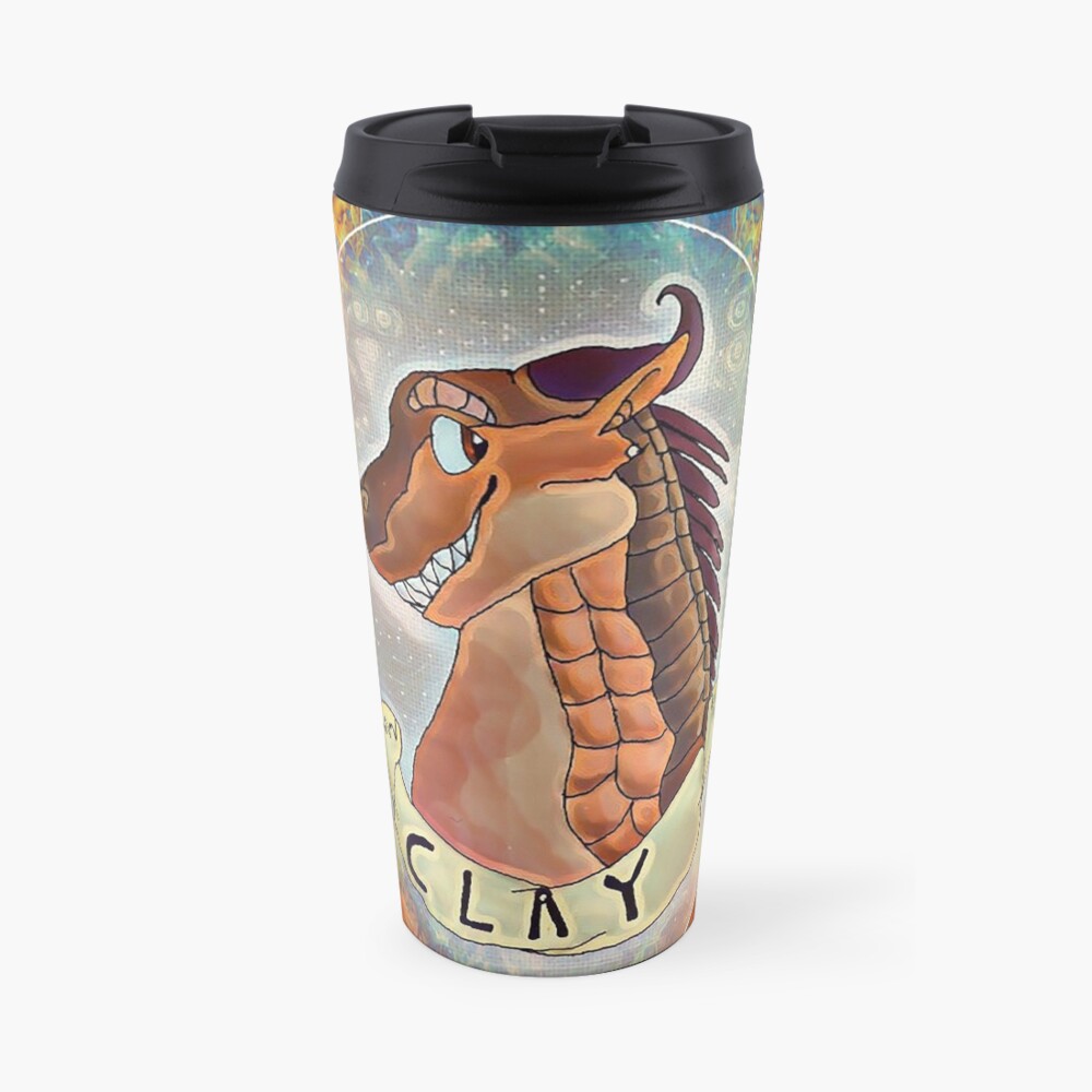 Wings of Fire inspiration! Clay the Dragon by L Gottshall Travel Mug
