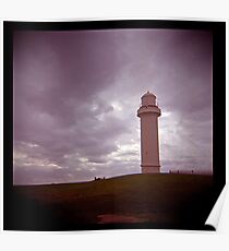 big lighthouse on the hill Poster