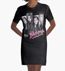 BLACKPINK Vintage Grunge T-Shirt T-Shirt Kleid
