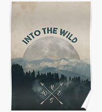 Into the Wild - Forest Art Poster