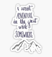 Beauty and the Beast - Adventure Sticker