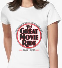 The Great Movie Ride 1989-2017 Women's Fitted T-Shirt
