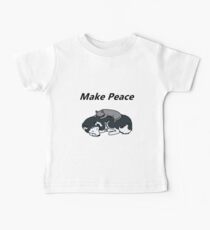 Funny T-shirtLet's Make Peace Baby Tee