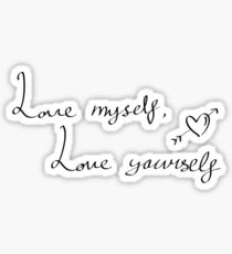 LMLY - BTS RapMon Quote Sticker