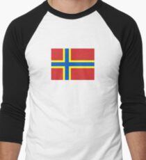 Flag of Orkney Baseball ¾ Sleeve T-Shirt