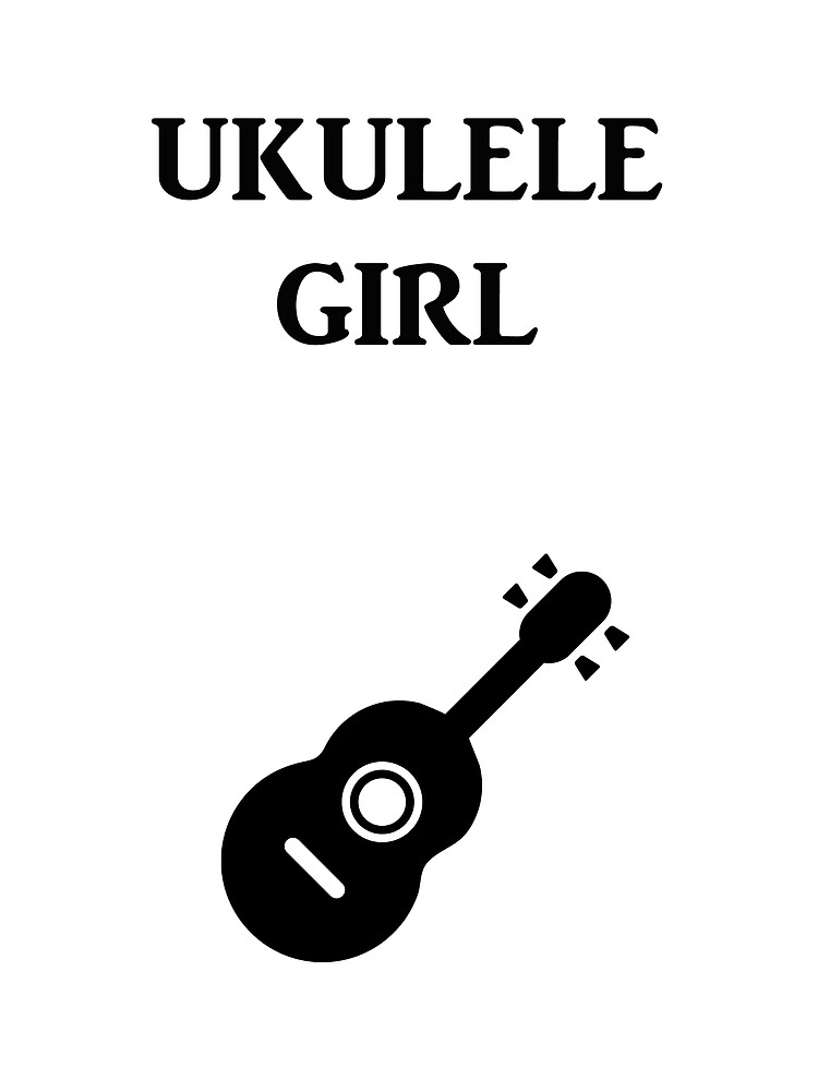 "Ukulele Girl" by CaptainMet Redbubble
