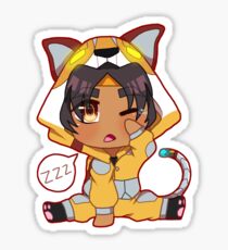 Chibi Voltron Onesie Hunk Sticker Sticker