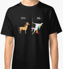 Me Unicorn You Horse Pole Dancing Classic T-Shirt