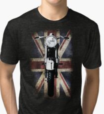 Classic British BSA Motor Cycle Tee Tri-blend T-Shirt