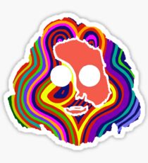 Pegatina agradecido muerto jerry garcia cara