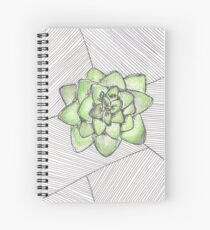 Aquarell Sukkulenten Spiralblock