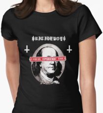 $UICIDEBOY$ GLOBAL EPIDEMIC TOUR MERCH Women's Fitted T-Shirt