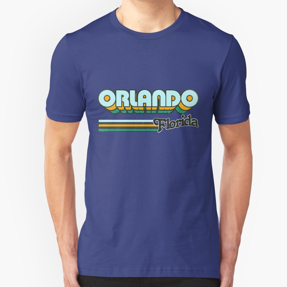 Orlando, FL | City Stripes Slim Fit T-Shirt