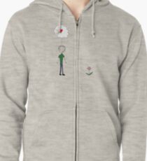 Love at first sight. Zipped Hoodie