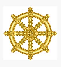 Dharma wheel 3. Photographic Print