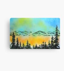 Misty Morning at Lake Tahoe Canvas Print