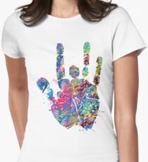 Grateful dead jerry on Women's Fitted T-Shirt