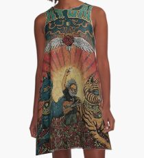 Grateful dead jerry play at roses field A-Line Dress