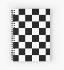 Checkered Flag, WIN, WINNER, Chequered Flag, Motor Sport, Racing Cars, Race, Finish line, BLACK Spiral Notebook