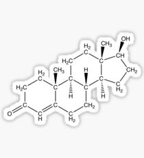 Testosterone - Skeleton Sticker