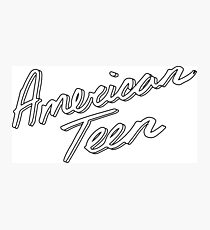 AMERICAN TEEN OUTLINE Photographic Print