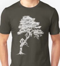 The Bodhi Tree of Awareness (White Version) Unisex T-Shirt