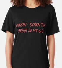 Crusin` down the street in my 6-4 Slim Fit T-Shirt