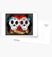 Love Skulls Postcards