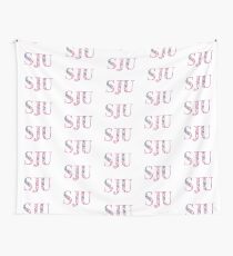 SJU Preppy Design Wall Tapestry