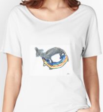 Art of Dachshund - Shadow of Dachshund Women's Relaxed Fit T-Shirt