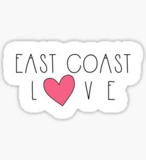 east coast Sticker