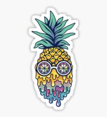 Bass Face Pineapple Sticker