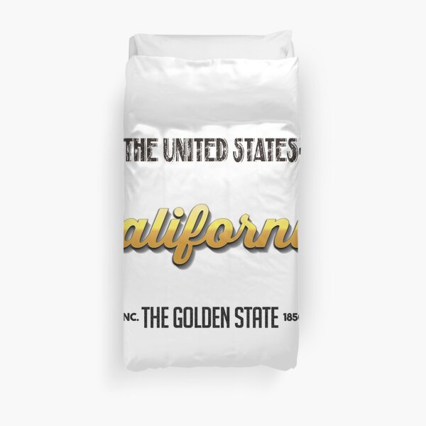 Vintage California Duvet Cover
