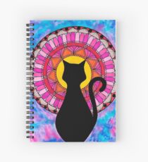 Cuaderno de espiral Gato mandala