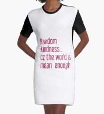 Vestido camiseta Palabras de bondad que empoderan