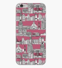San Francisco toile rose iPhone Case