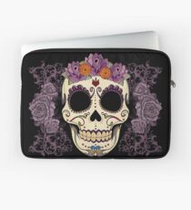 Vintage Skull and Roses Laptop Sleeve