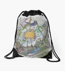 British Birds Drawstring Bag