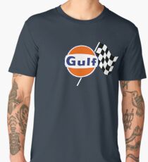 Gulf Racing checkered Men's Premium T-Shirt