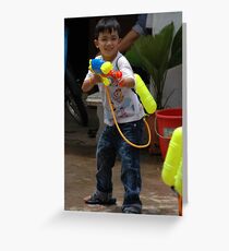 Super Soaker Greeting Card