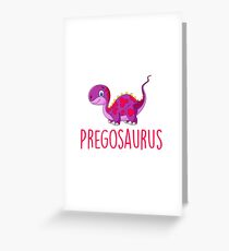 Pregosaurus Greeting Card